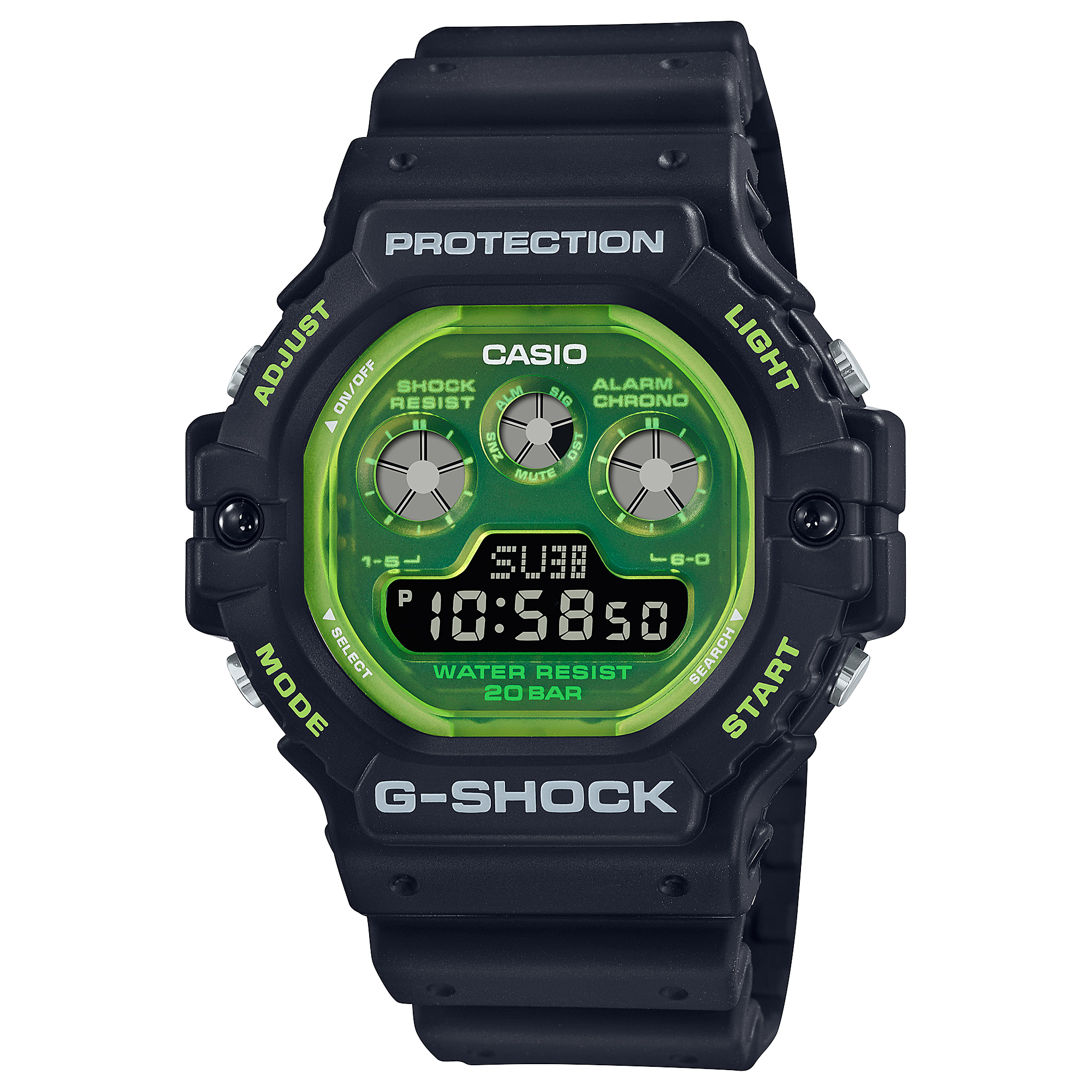 時計 G-shock  DW-5900TS-4DR G-SHOCK Mens Tech Skeleton Series Watch - DW-5900TS-1DR