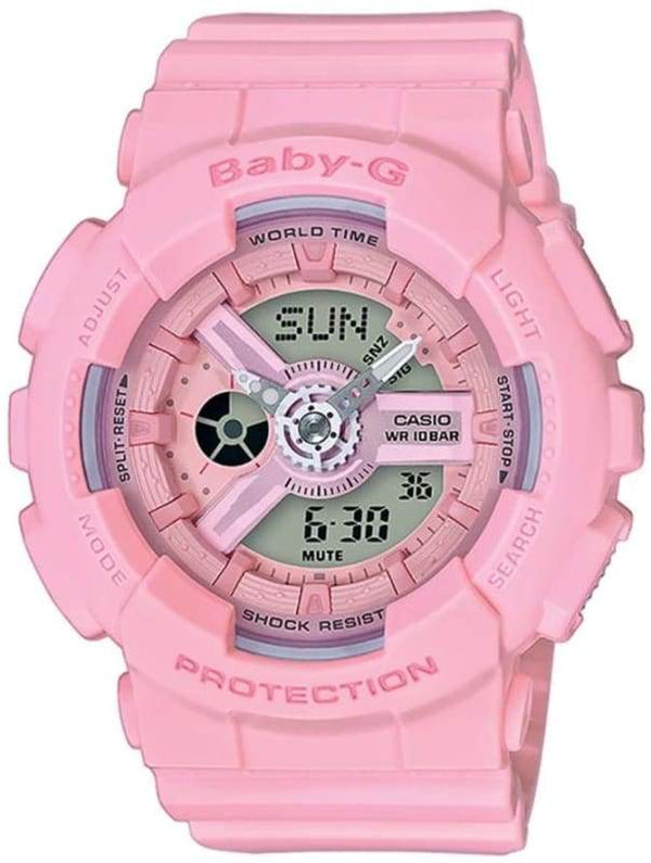BABY-G BA-110-4A1DR Analog-Digital Pink Women's Watch.