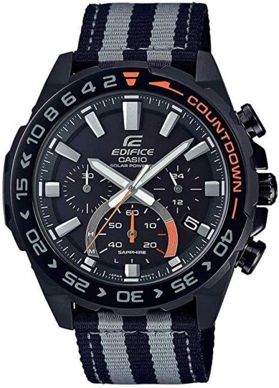 Casio black cheap chronograph watch