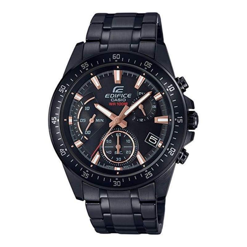 EDIFICE EFV 540DC 1BVUDF Chronograph Quartz Black Stainless Steel Men s Watch