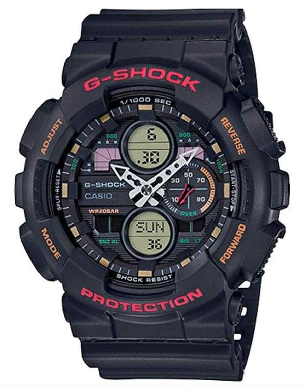 G-SHOCK GA-140-1A4DR Analog-Digital Black Men's Watch