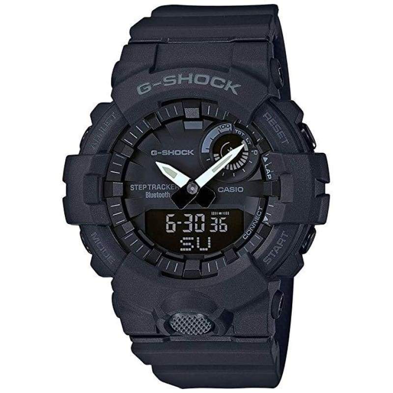 G SHOCK GBA 800 1ADR G Squad Bluetooth Analog Digital Matt Black