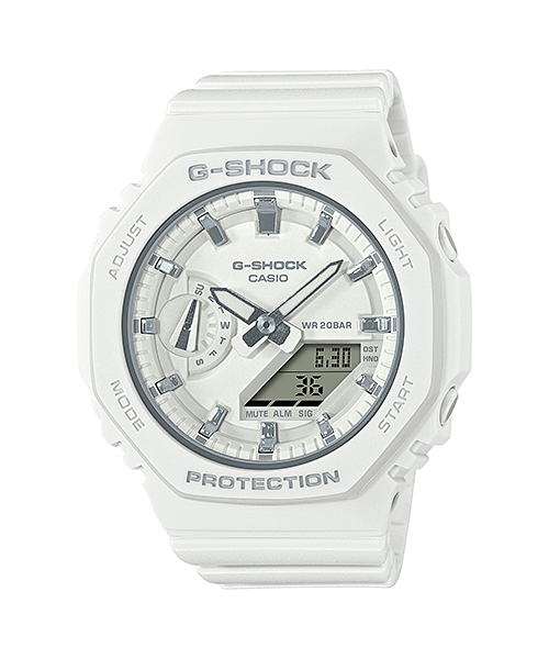 G-Shock Analog-Digital White Womens Watch - GMA-S2100-7ADR