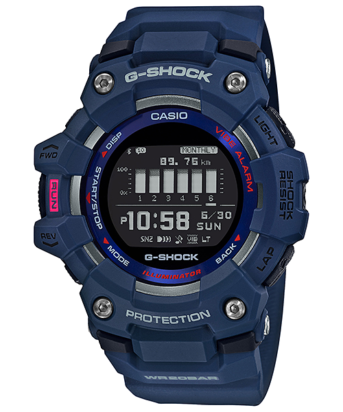 Casio g top shock blue