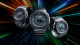 G-SHOCK Mens CasiOak Neon Accent Series Watch - GA-2100-1A2DR