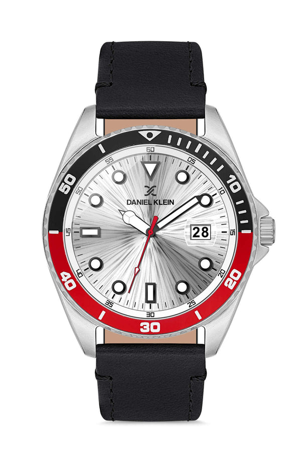 Daniel Klein Premium Mens Leather Strap Watch - DK.1.12665-1