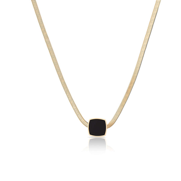 Daniel Klein Women Gold/Black Necklace - DKJ.2.4008-2
