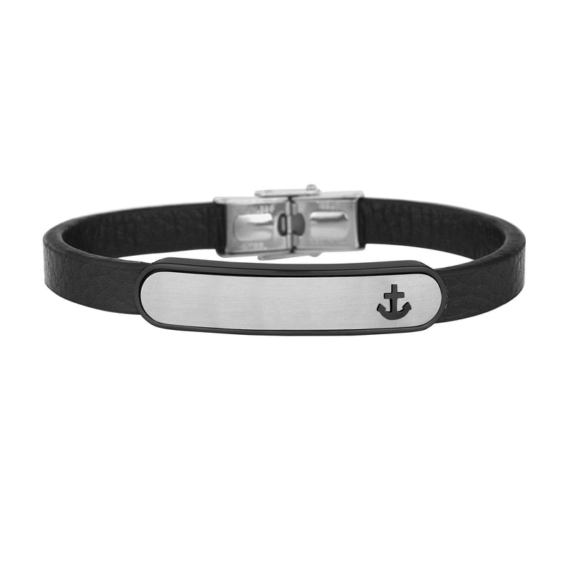 Daniel Klein Men Black/Steel Bracelet - DKJ.4.2099-1