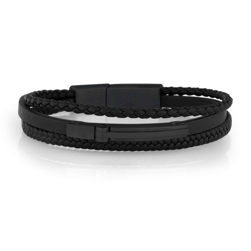 Daniel Klein Men Black Bracelet - DKJ.4.2102-3