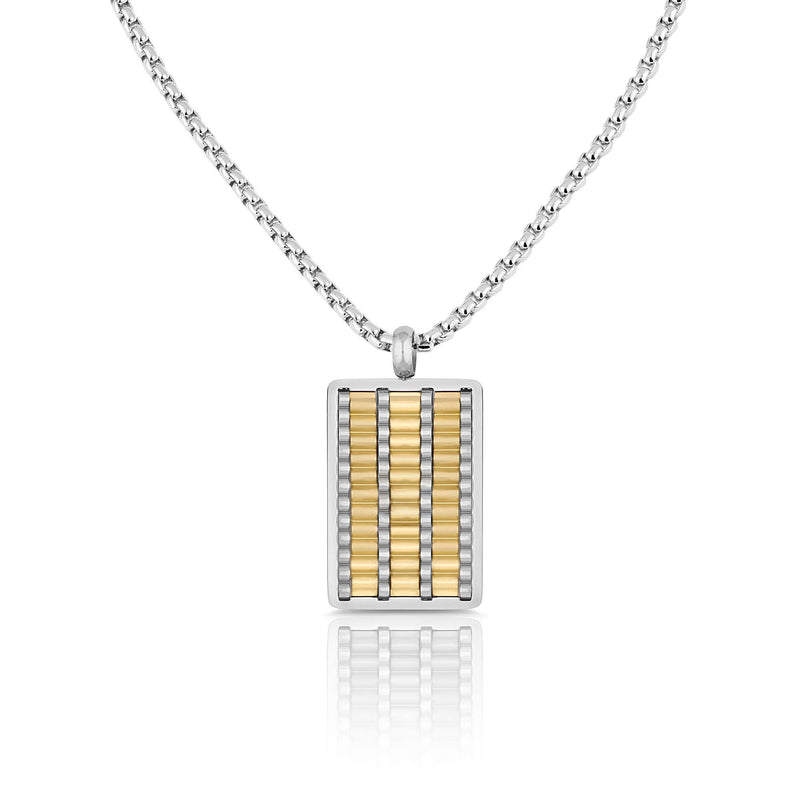 Daniel Klein Men Gold/Steel Necklace - DKJ.4.4011-2