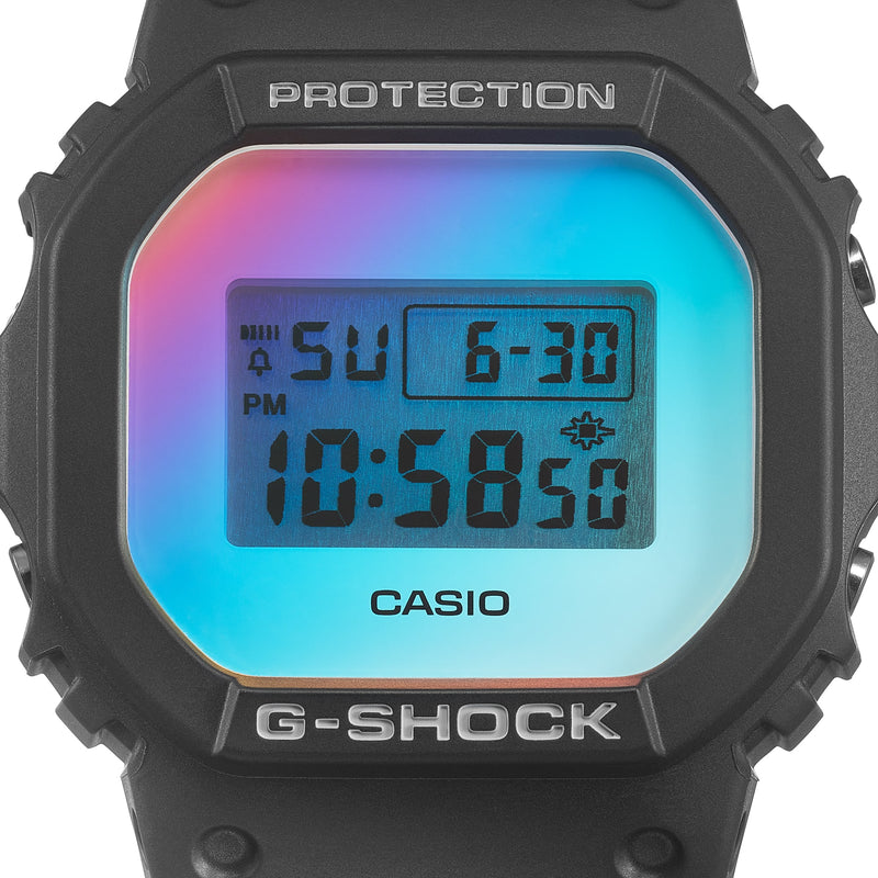 G-SHOCK Mens Iridescent Color Series Watch - DW-5600SR-1DR