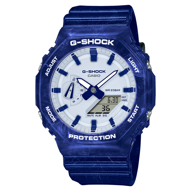 Blue g shock mens watch hotsell