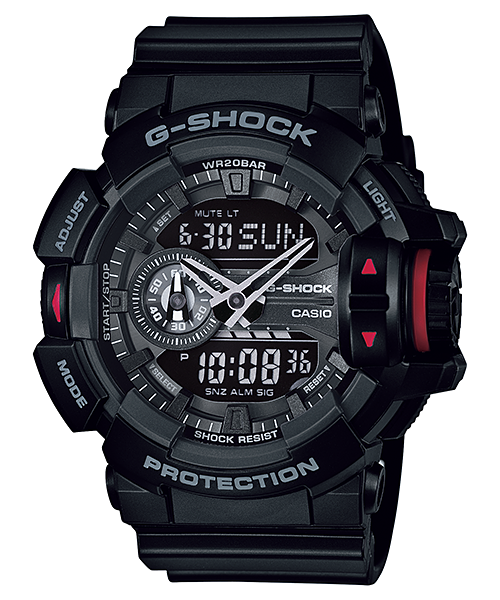 G-SHOCK Mens Analog Digital Watch - GA-400-1BHDR