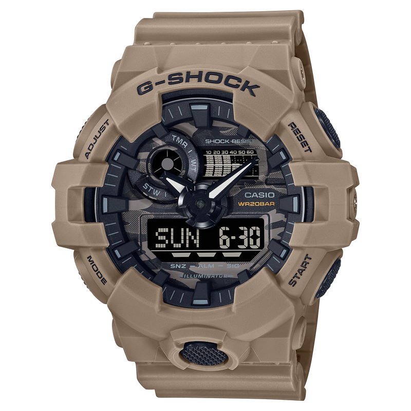 G SHOCK Mens Camouflage Watch GA 700CA 5ADR JUBILEE