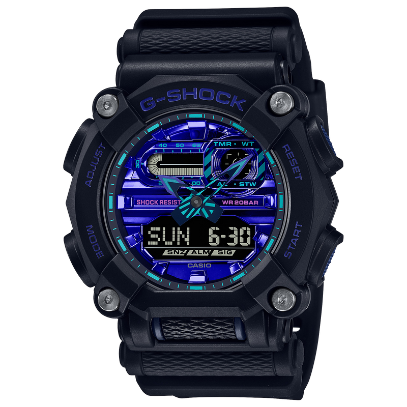 G-SHOCK Mens Virtual Blue Series Watch - GA-900VB-1ADR