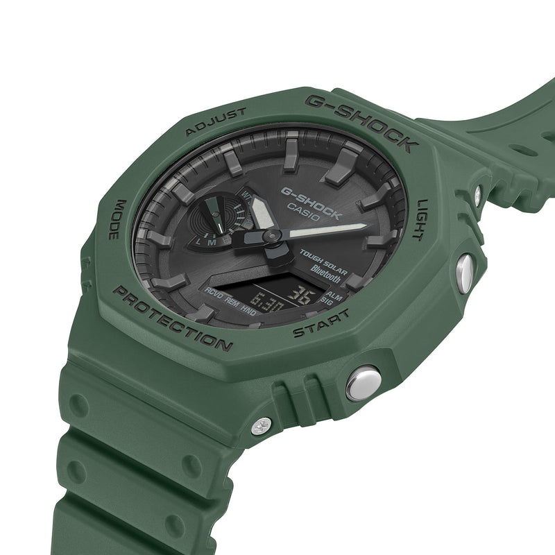 G-SHOCK Mens CasiOak Bluetooth Watch - GA-B2100-3ADR