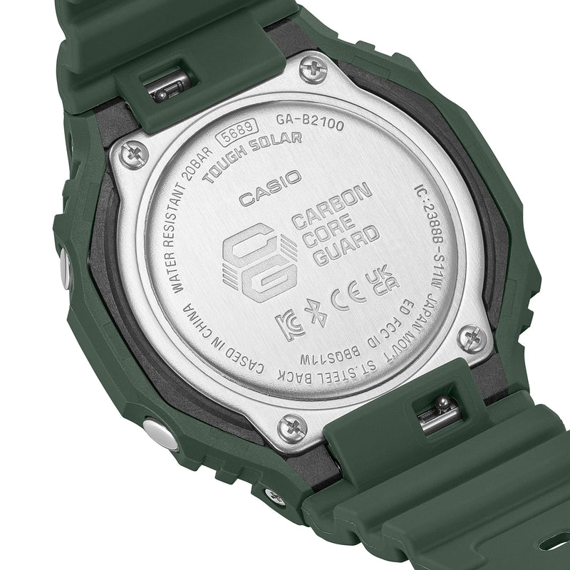 G-SHOCK Mens CasiOak Bluetooth Watch - GA-B2100-3ADR