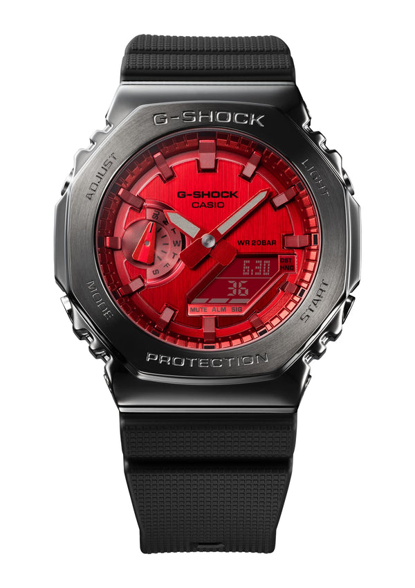 G-SHOCK Mens CasiOak Metal Covered Watch - GM-2100B-4ADR