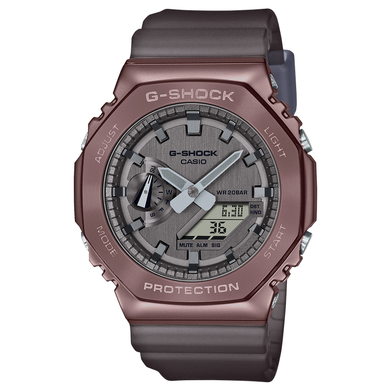 G-SHOCK Mens CasiOak Metal Covered Midnight Fog Series Watch - GM-2100MF-5ADR