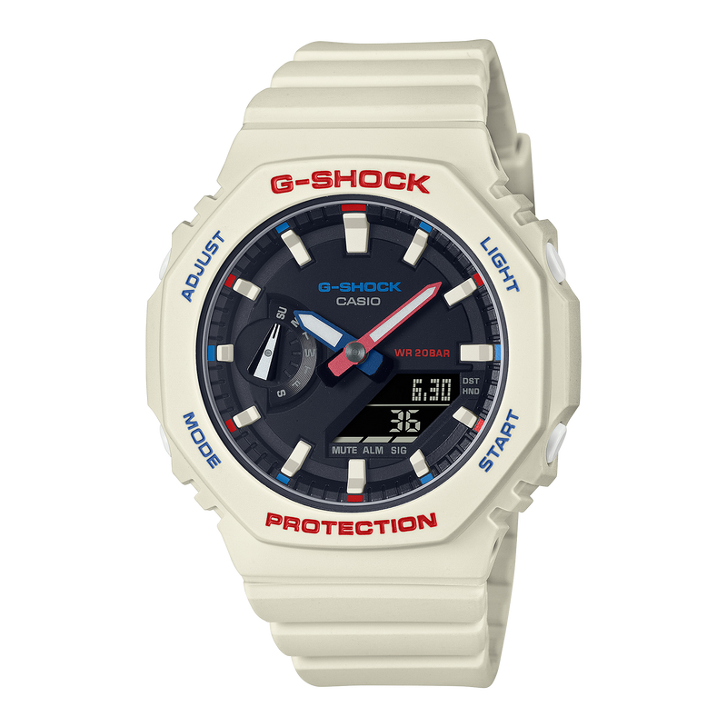 G-SHOCK Womens CasiOak S-Series Tricolor Design Watch - GMA-S2100WT-7A1DR