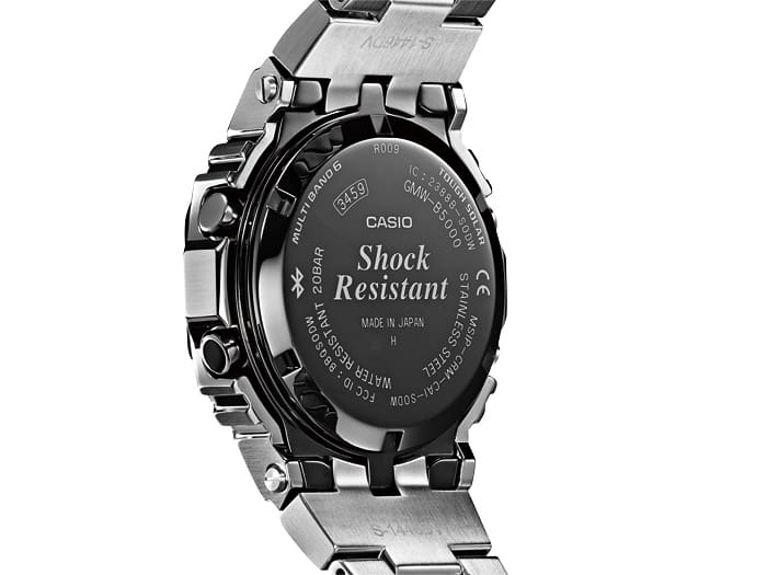 G-SHOCK GMW-B5000D-1DR Bluetooth Digital Solar Stainless Steel Men's Watch