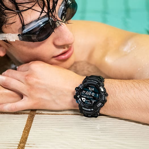 G-SHOCK Mens G-SQUAD PRO SMARTWATCH with WEAR OS - GSW-H1000-1DR