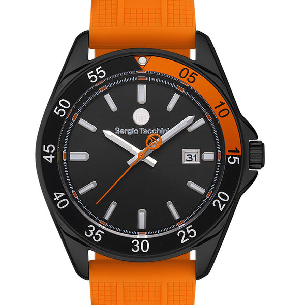 Sergio Tacchini Streamline Mens Silicon Strap Watch - ST
