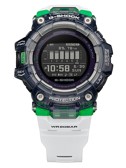 G-Shock Sports Black/Green Mens Watch - GBD-100SM-1A7DR