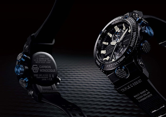 G-Shock GRAVITYMASTER Black/Carbon Fiber Mens Watch GWR-B1000