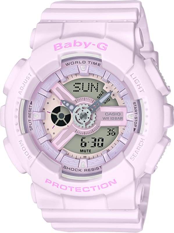 BABY-G BA-110-4A2DR Analog-Digital Pink Women's Watch.