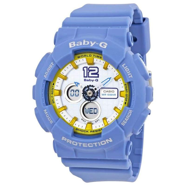 BABY-G BA-120-2BDR Analog-Digital Blue Women's Watch.