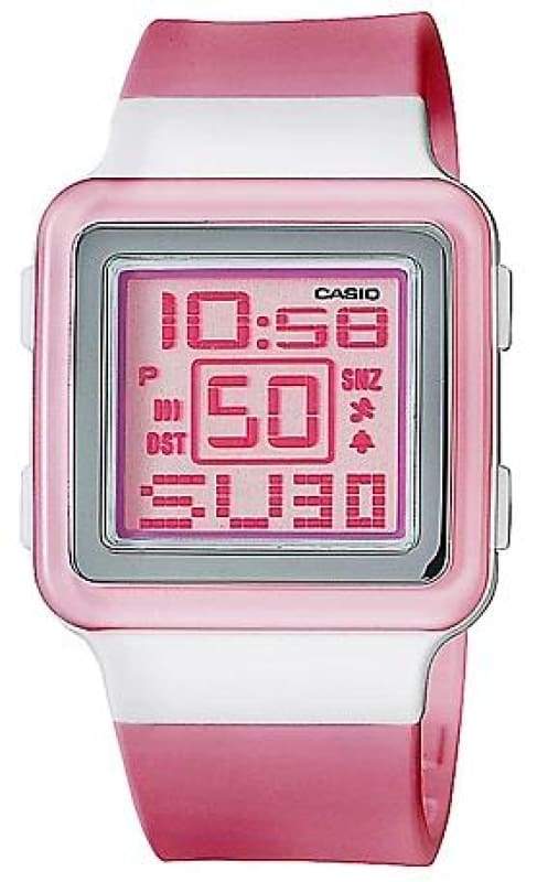 Casio LDF204AVDR Poptone Kid's Classic Digital Watch