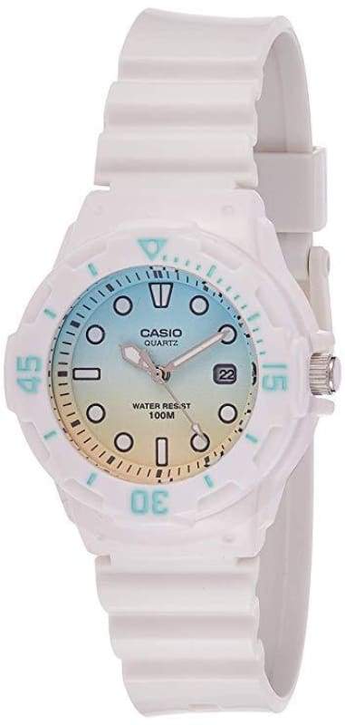 CASIO LRW200H2E2VDR Kid's Analog Watch Sporty White