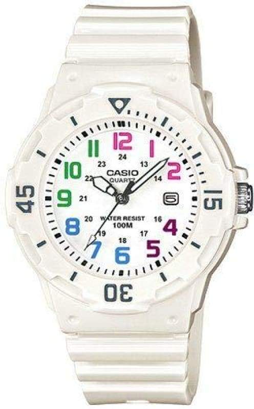 Casio LRW200H7BVDF Kid's Analog Sporty White Watch