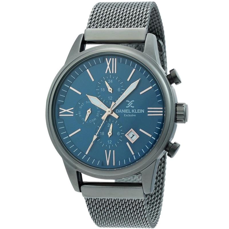 Daniel Klein Ececutive Grey Mesh Strap