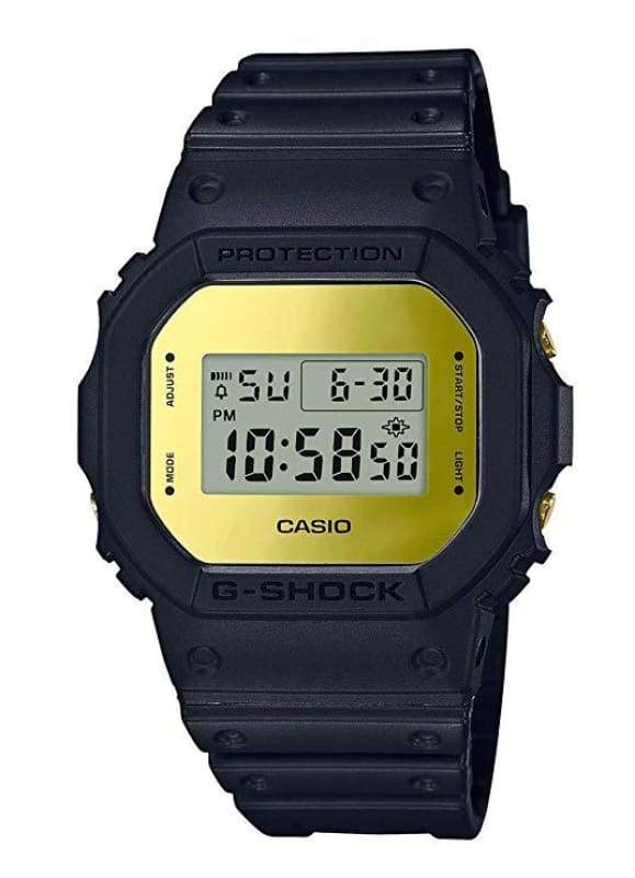 G-SHOCK DW-5600BBMB-1DR Digital Black & Gold Men's Watch