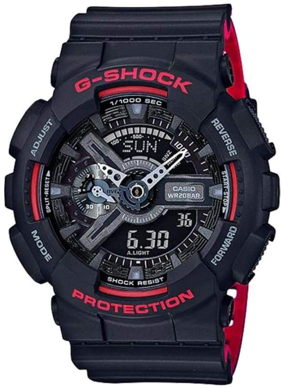 G-SHOCK GA-110HR-1ADR Analog-Digital Black & Red Men's Watch