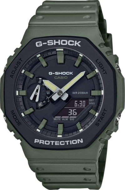 Casio digital watch green best sale