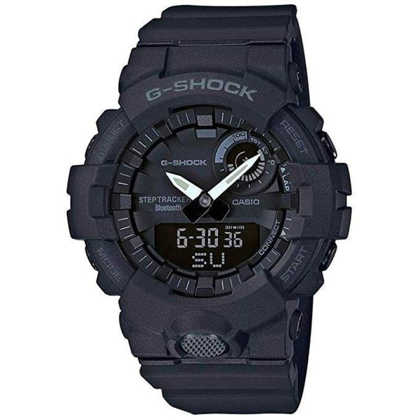 G-SHOCK GBA-800-1ADR G-Squad Bluetooth Analog-Digital Matt Black Men's Watch