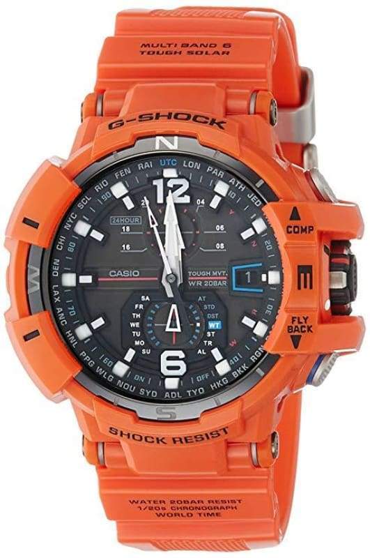 G-SHOCK GW-A1100R-4ADR Master of G Gravitymaster solar Orange Men's Watch