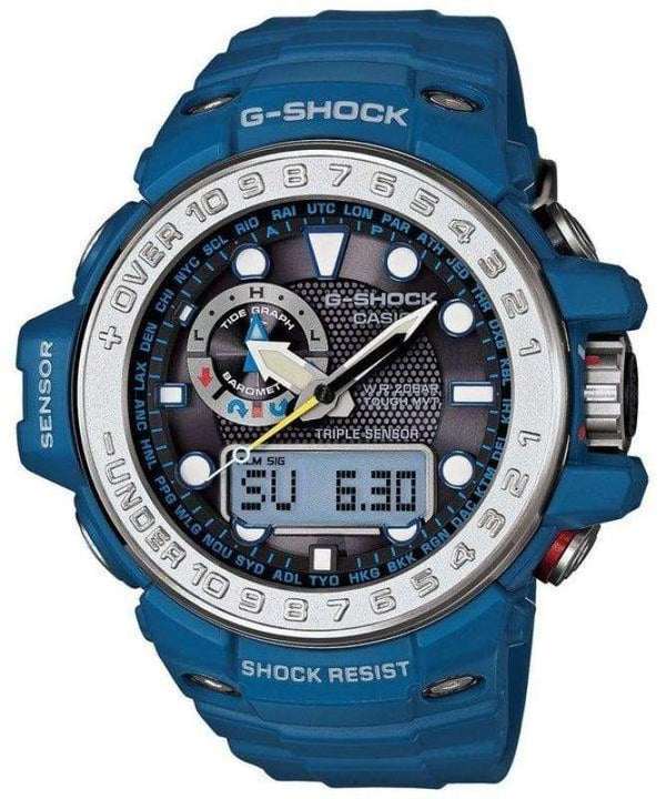 G-SHOCK GWN-1000-2ADR Master of G Gulfmaster Analog-Digital Blue Men's Watch