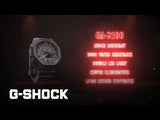 G-SHOCK Analog-Digital 'CasiOak' Black Mens Watch - GA-2100-1ADR