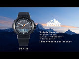 G-SHOCK PRW-50Y-1ADR Protrek Triple Sensor Solar Analog-Digital Black Men's Watch