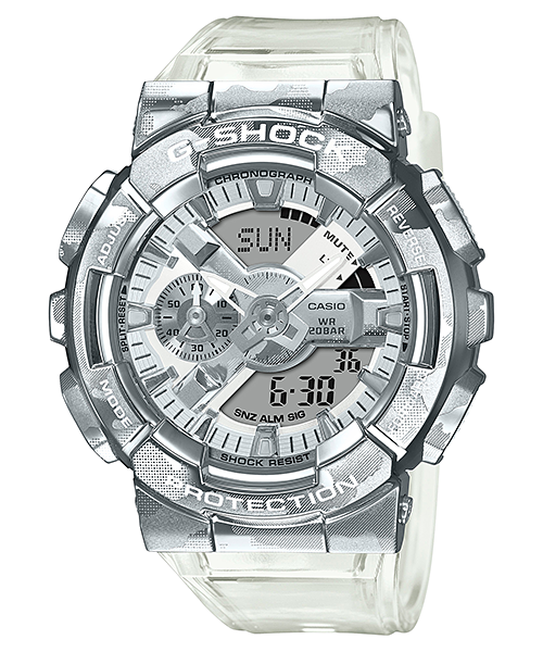 G-Shock Metal Covered Steel Camouflage Mens Watch - GM-110SCM-1ADR