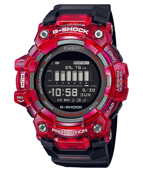 G-Shock Sports Red Mens Watch - GBD-100SM-4A1DR