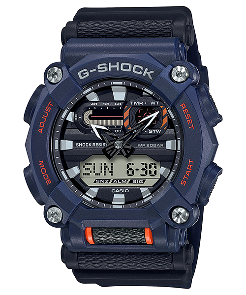 G-Shock Analog-Digital Blue Mens Watch - GA-900-2ADR